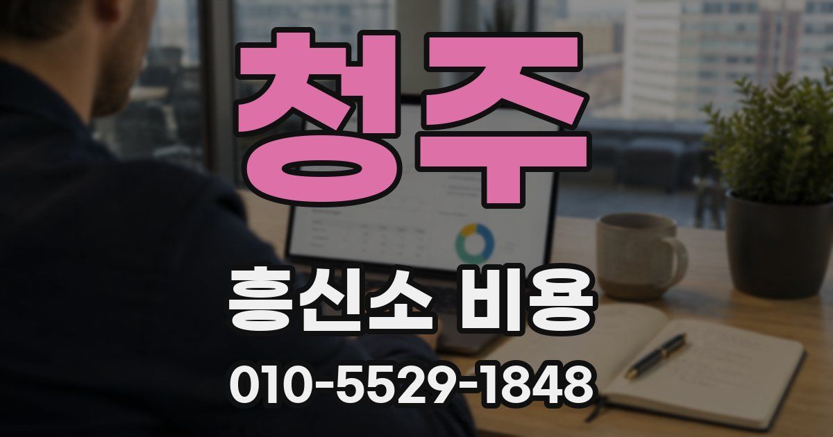 청주 흥신소 비용