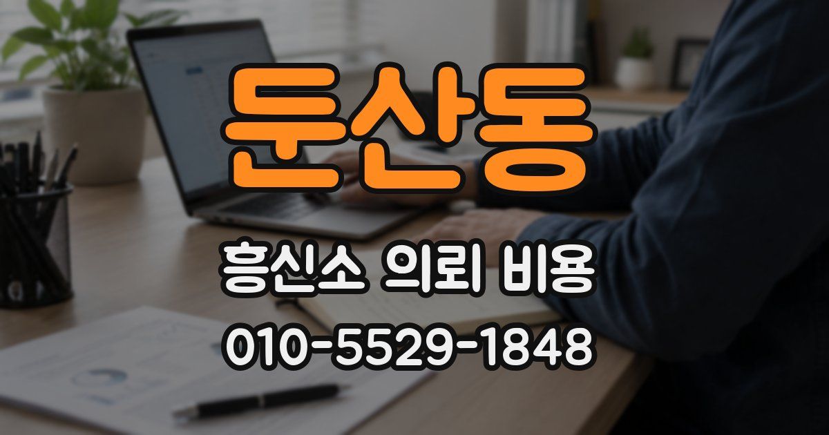 둔산동 흥신소 의뢰 비용