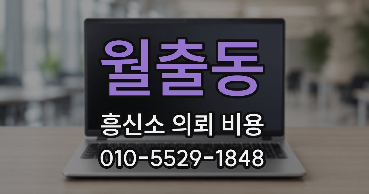 월출동 흥신소 의뢰 비용
