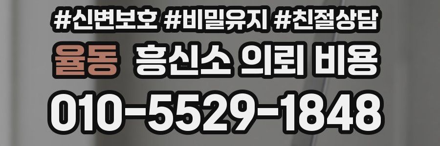 율동 흥신소 의뢰 비용