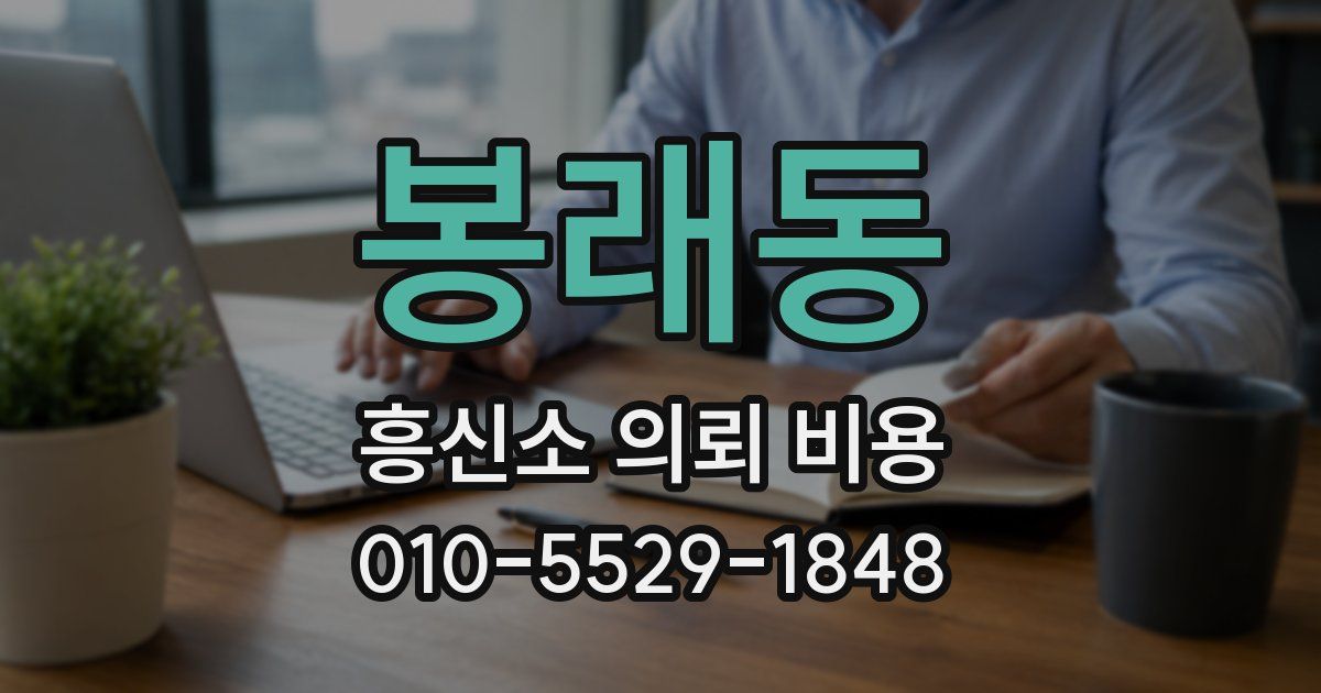 봉래동 흥신소 의뢰 비용