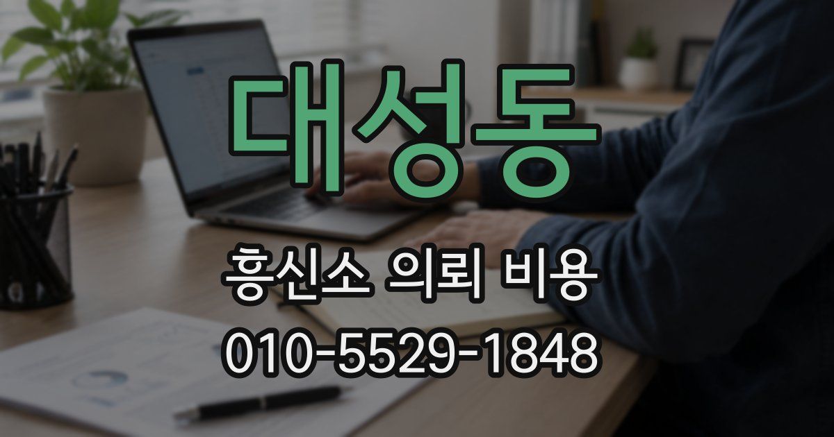 대성동 흥신소 의뢰 비용