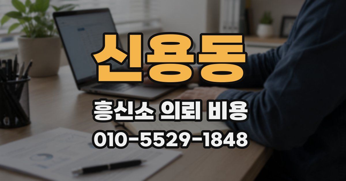 신용동 흥신소 의뢰 비용