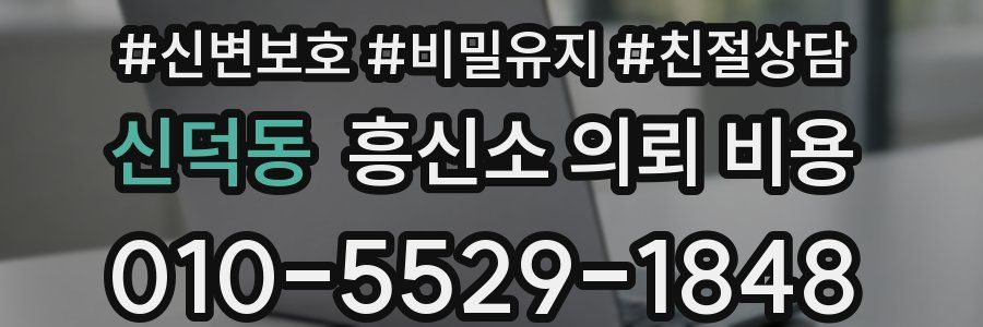 신덕동 흥신소 의뢰 비용