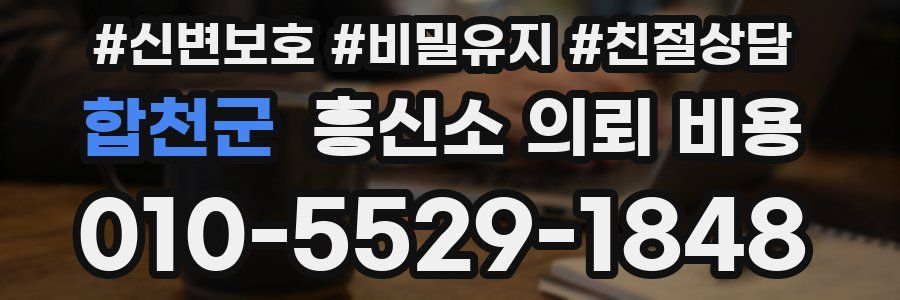 합천군 흥신소 의뢰 비용