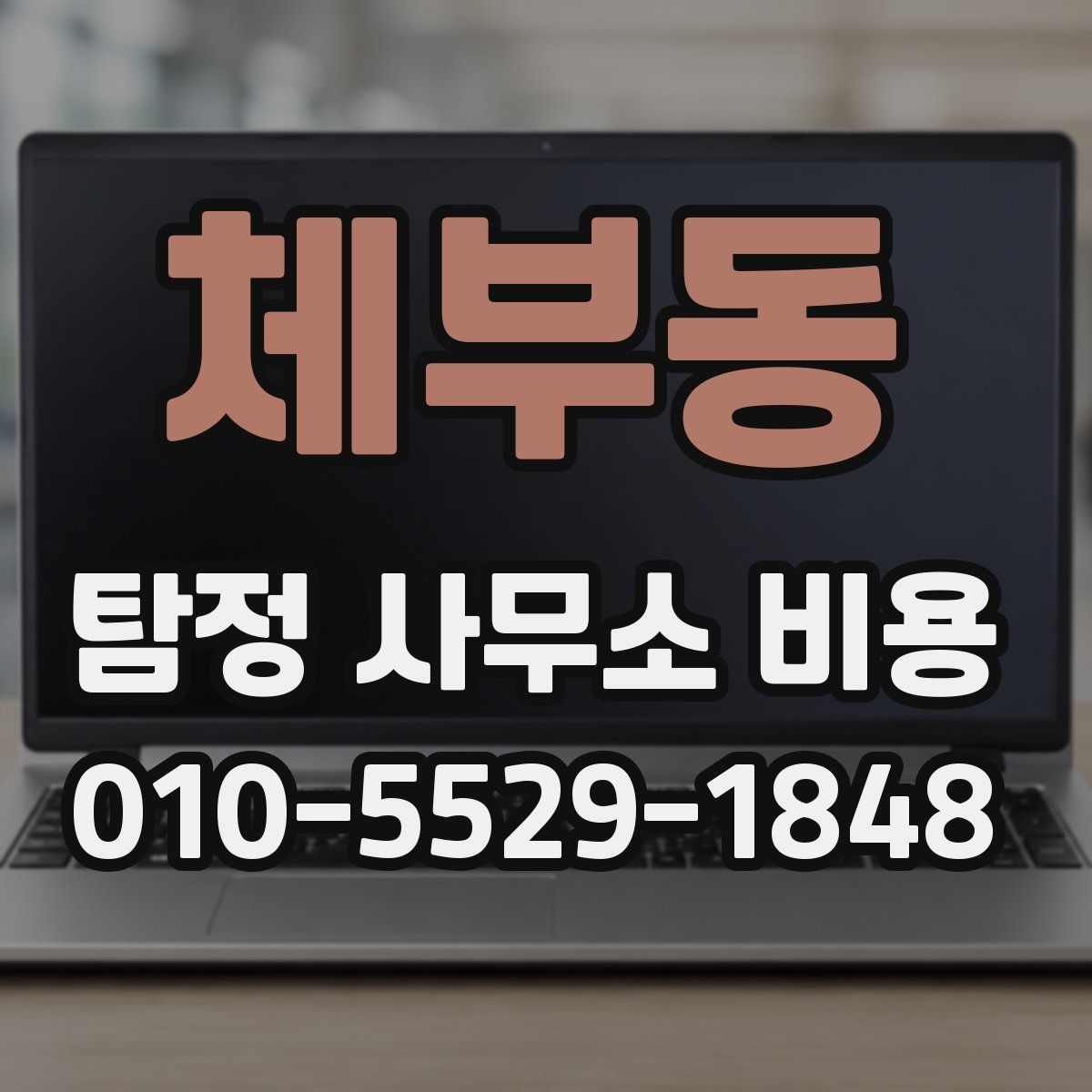 체부동 탐정 사무소 비용