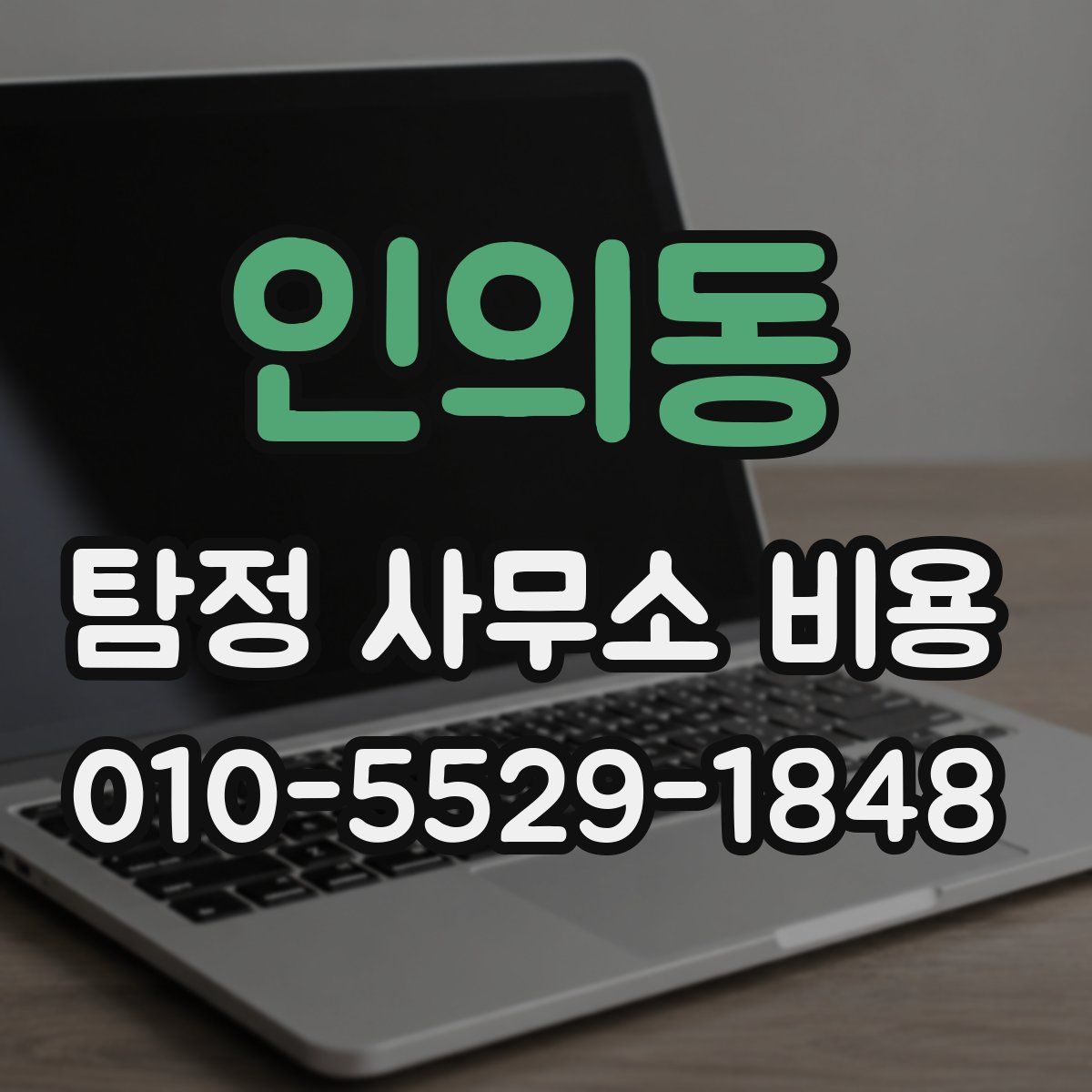 인의동 탐정 사무소 비용