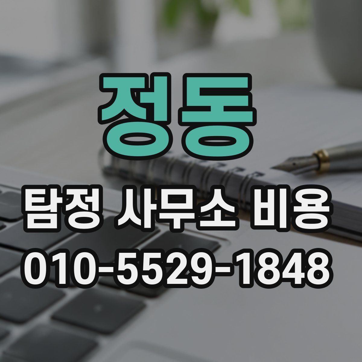 정동 탐정 사무소 비용