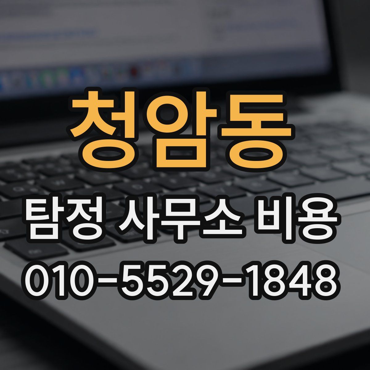청암동 탐정 사무소 비용