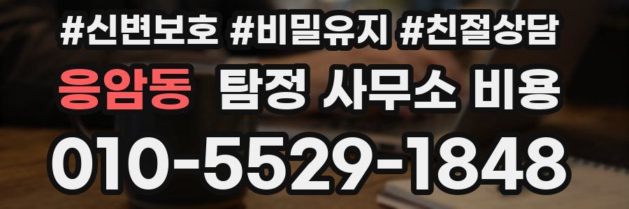 응암동 탐정 사무소 비용