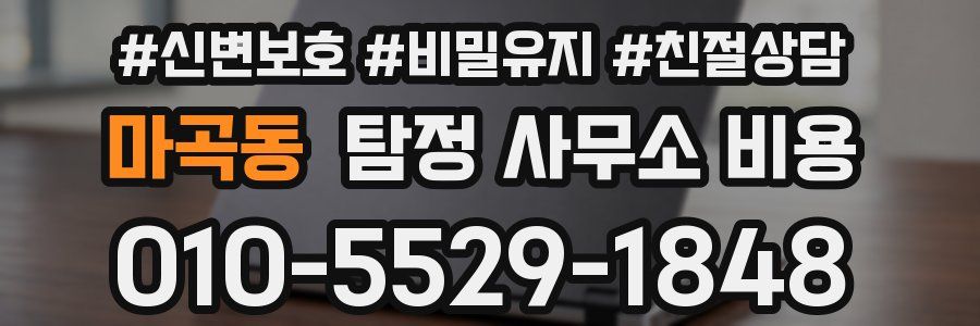마곡동 탐정 사무소 비용