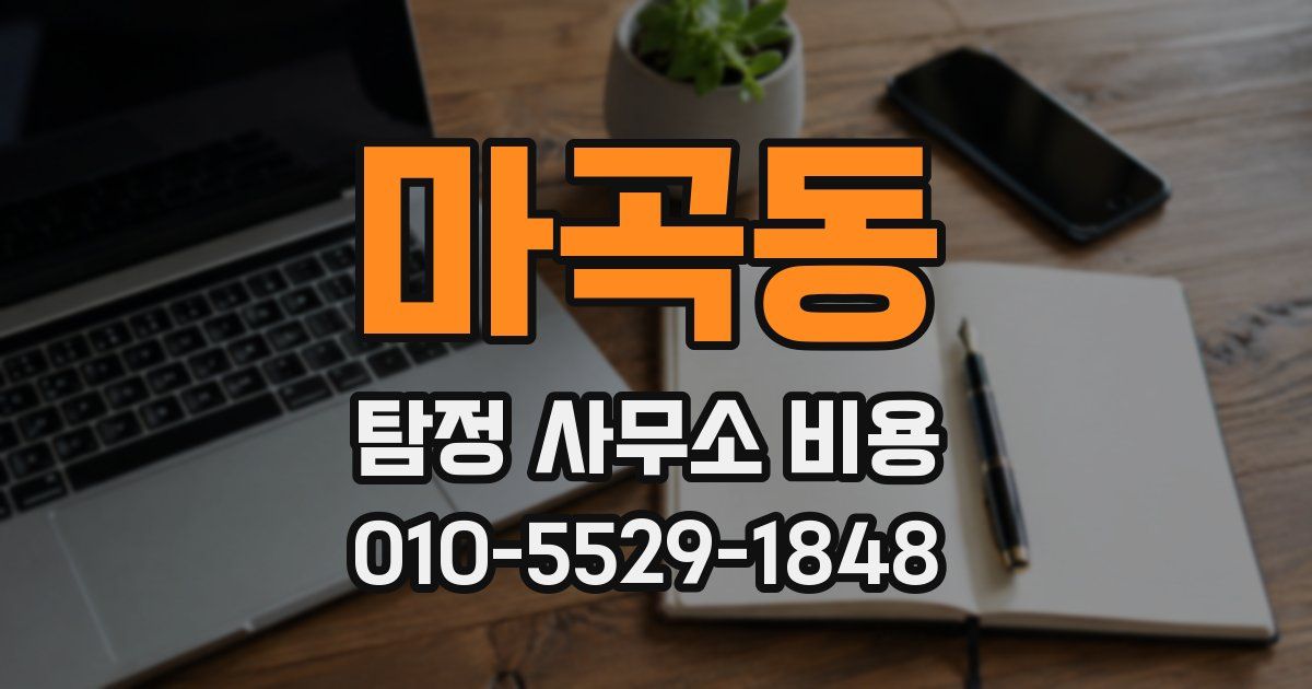 마곡동 탐정 사무소 비용