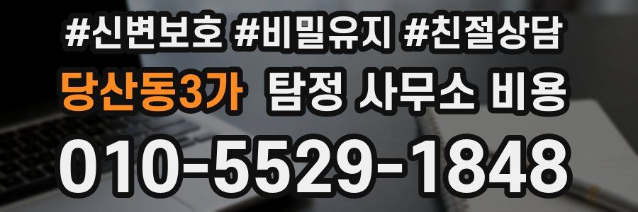 당산동3가 탐정 사무소 비용