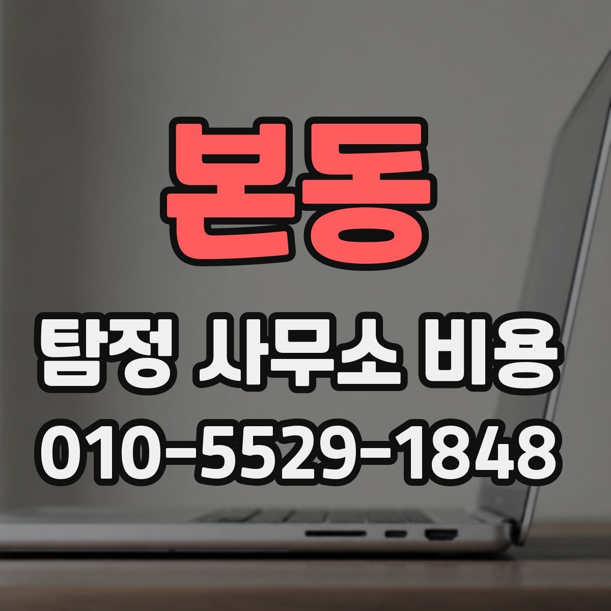 본동 탐정 사무소 비용