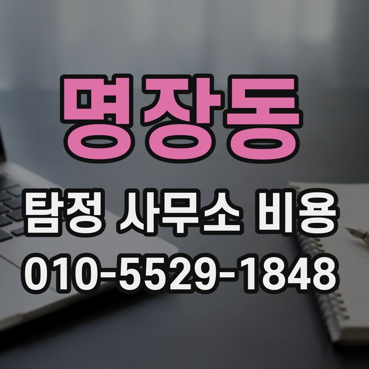 명장동 탐정 사무소 비용