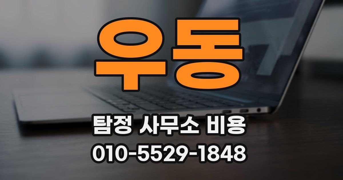 우동 탐정 사무소 비용