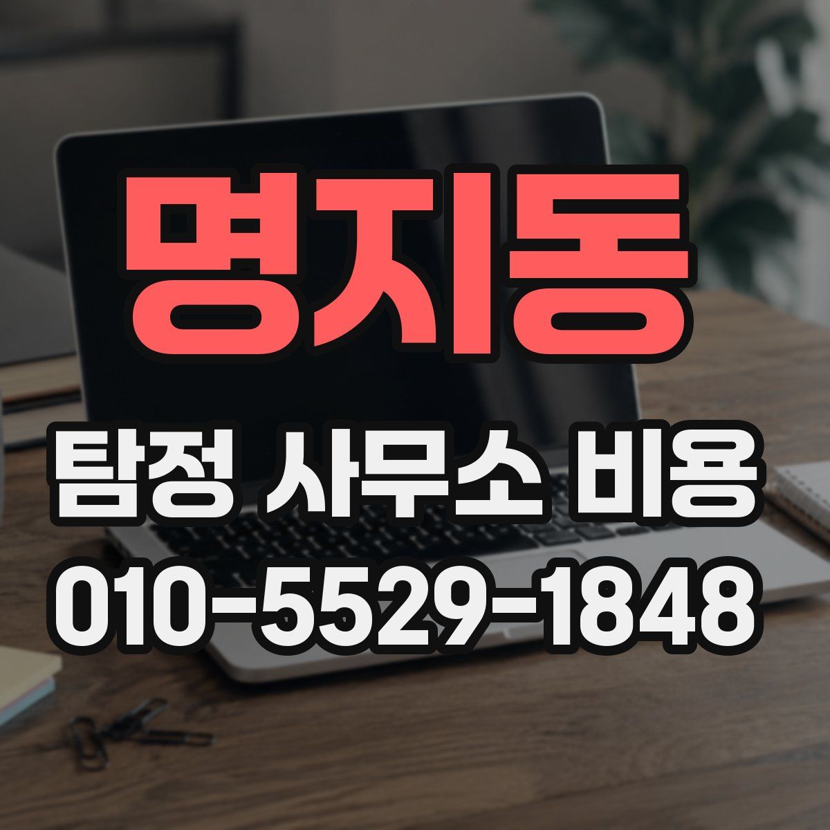명지동 탐정 사무소 비용
