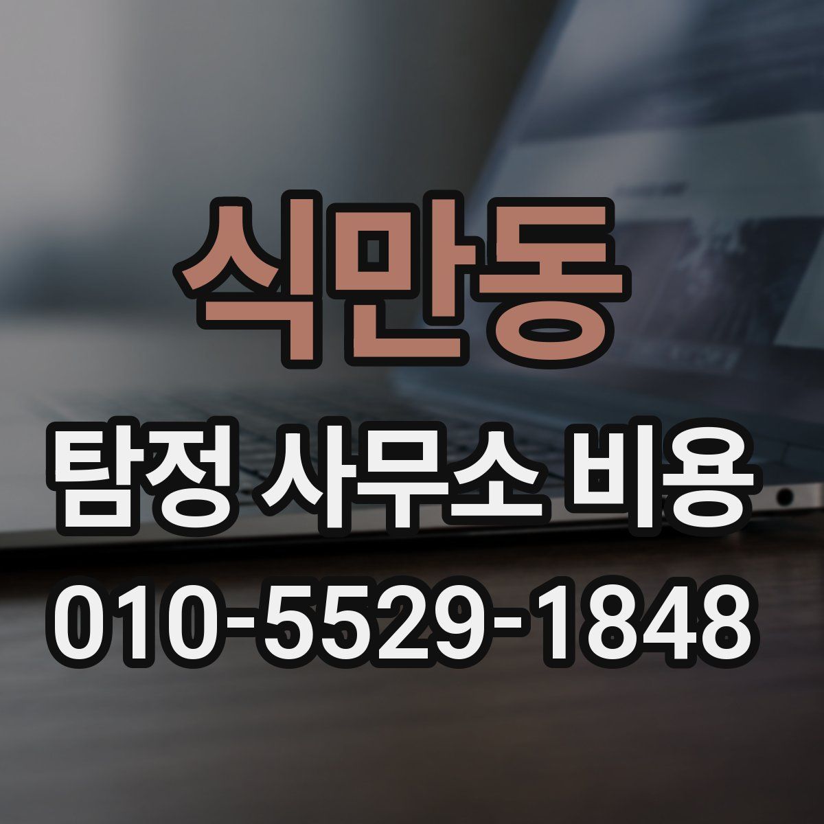 식만동 탐정 사무소 비용