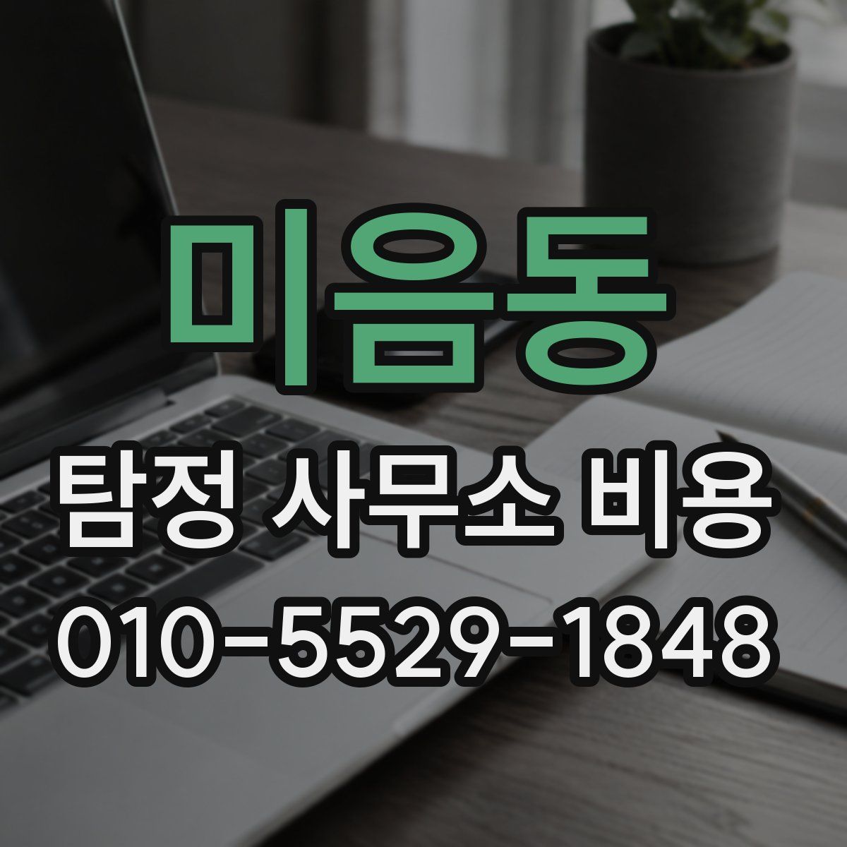 미음동 탐정 사무소 비용