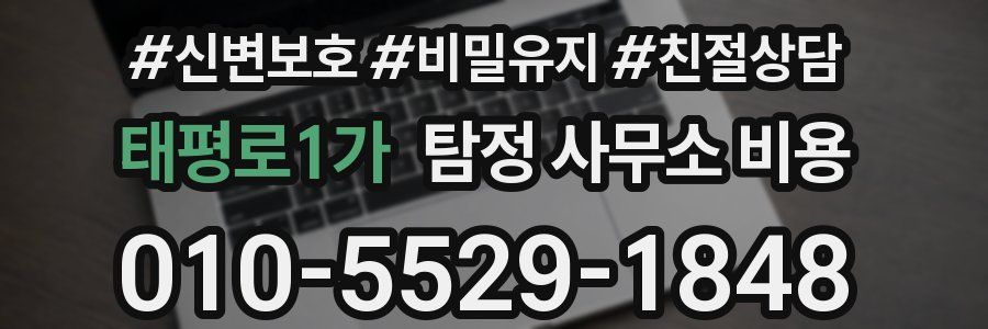 태평로1가 탐정 사무소 비용