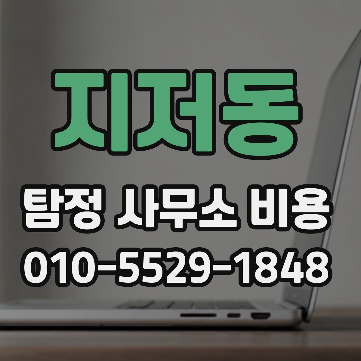 지저동 탐정 사무소 비용