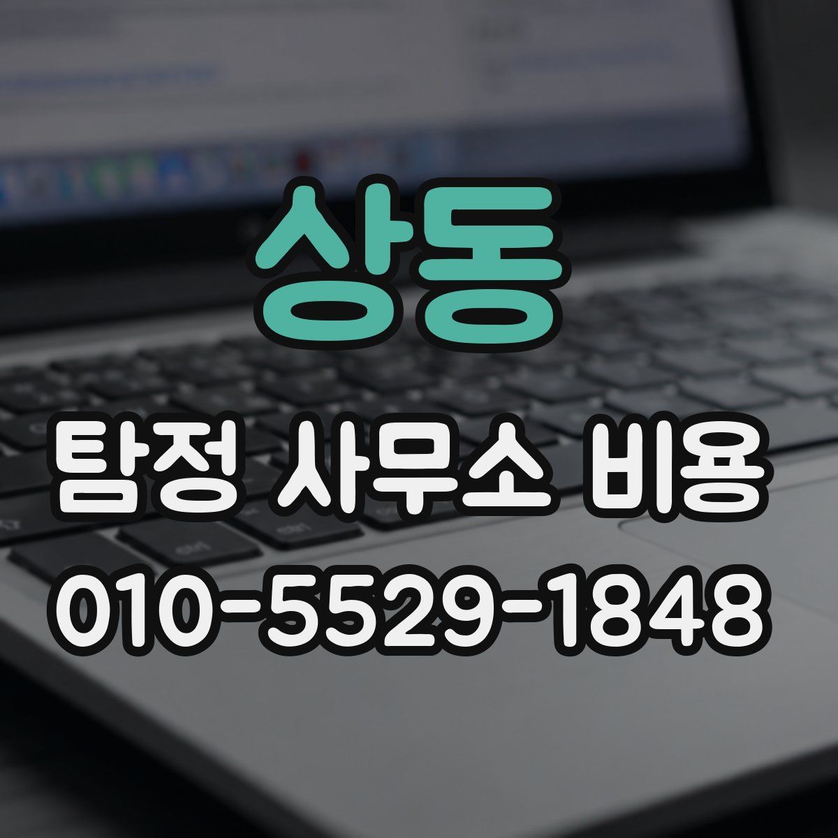 상동 탐정 사무소 비용