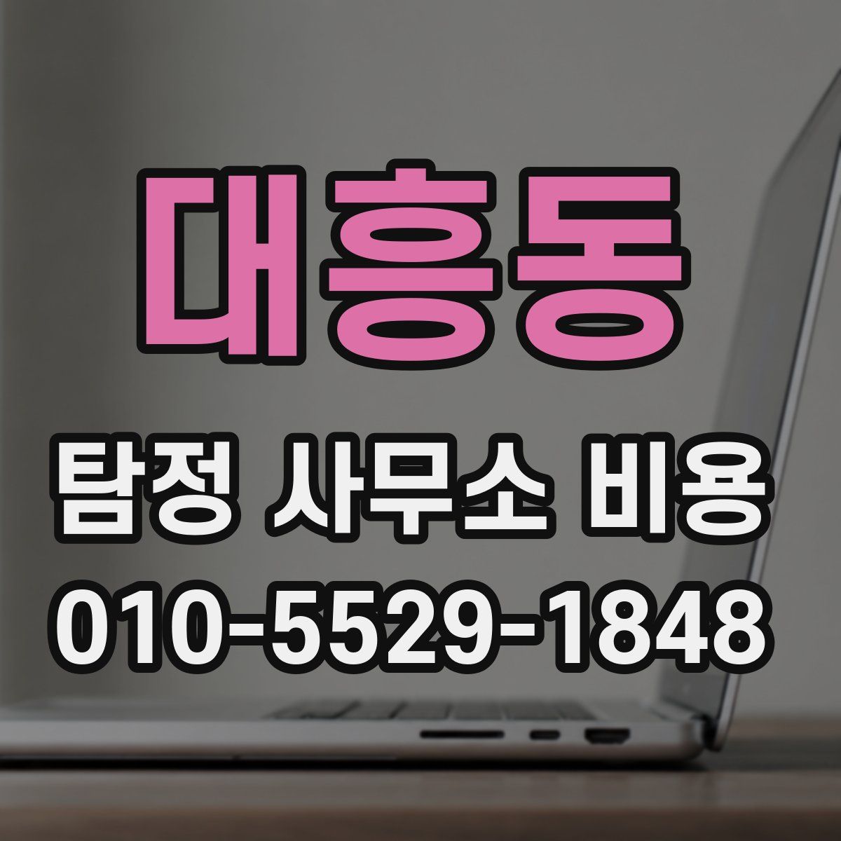 대흥동 탐정 사무소 비용