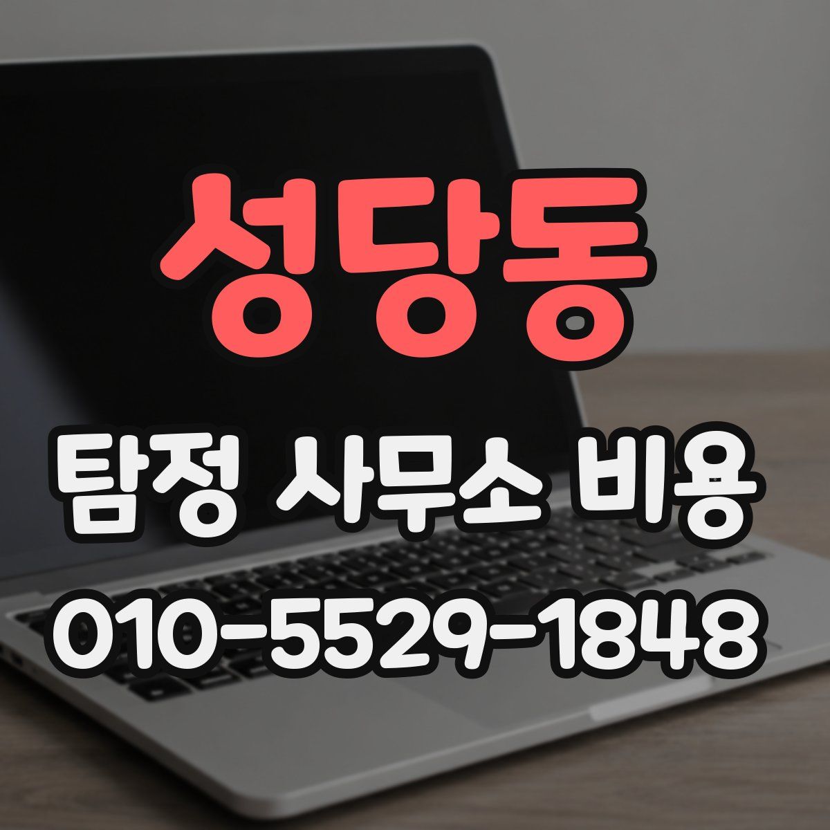 성당동 탐정 사무소 비용