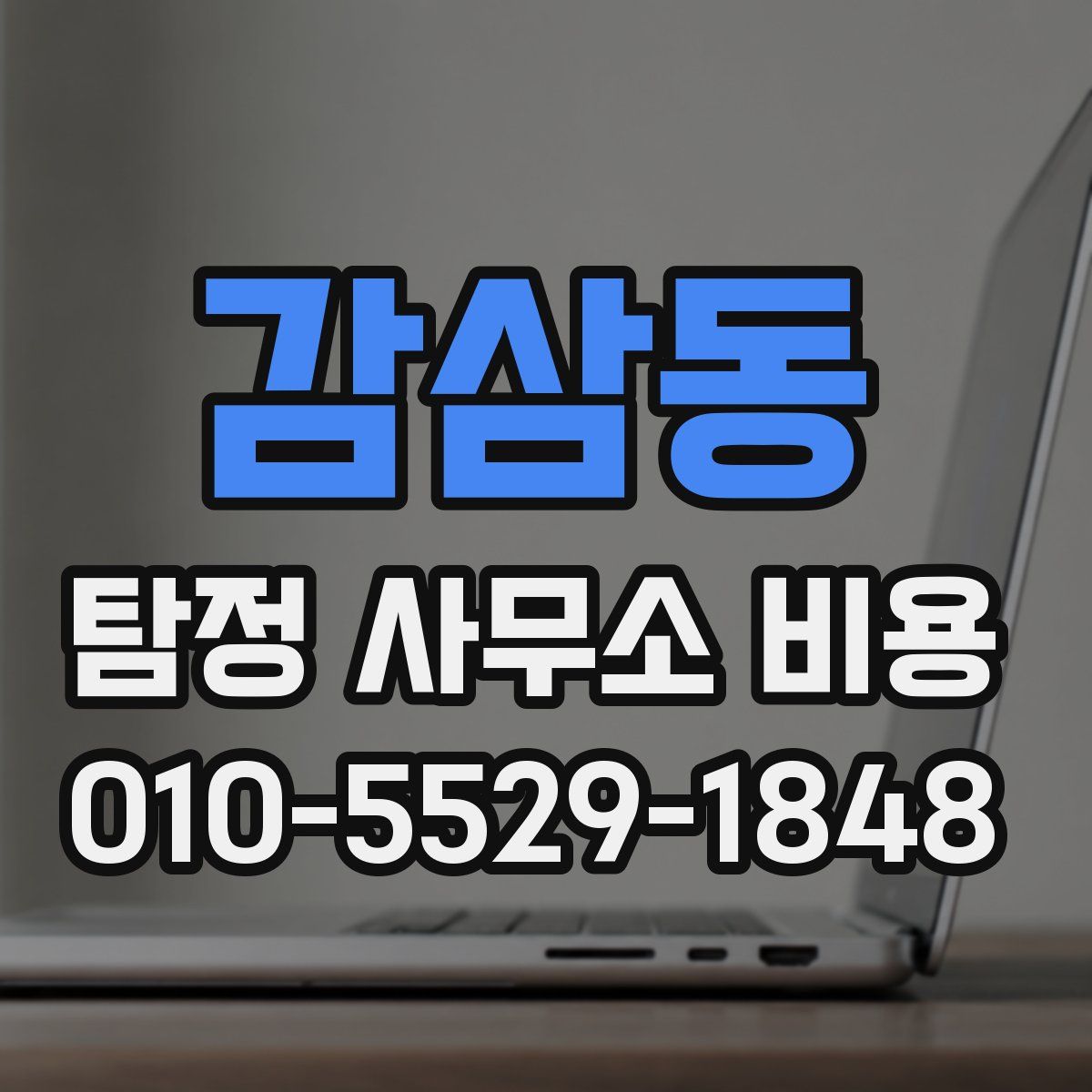 감삼동 탐정 사무소 비용