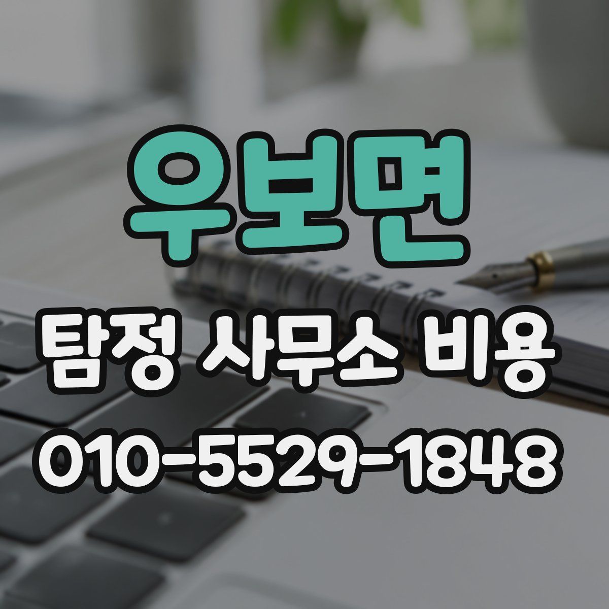 우보면 탐정 사무소 비용
