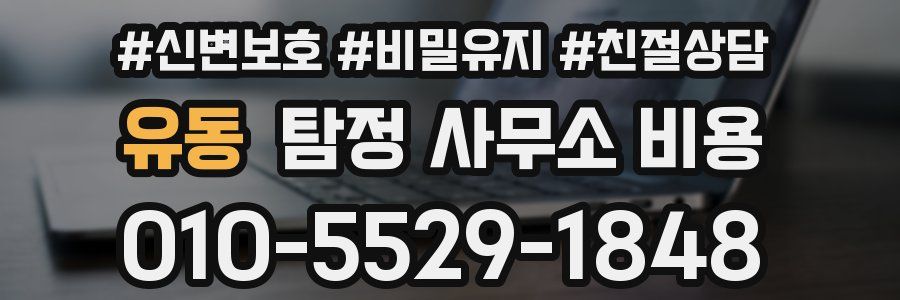 유동 탐정 사무소 비용