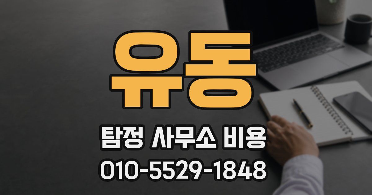유동 탐정 사무소 비용