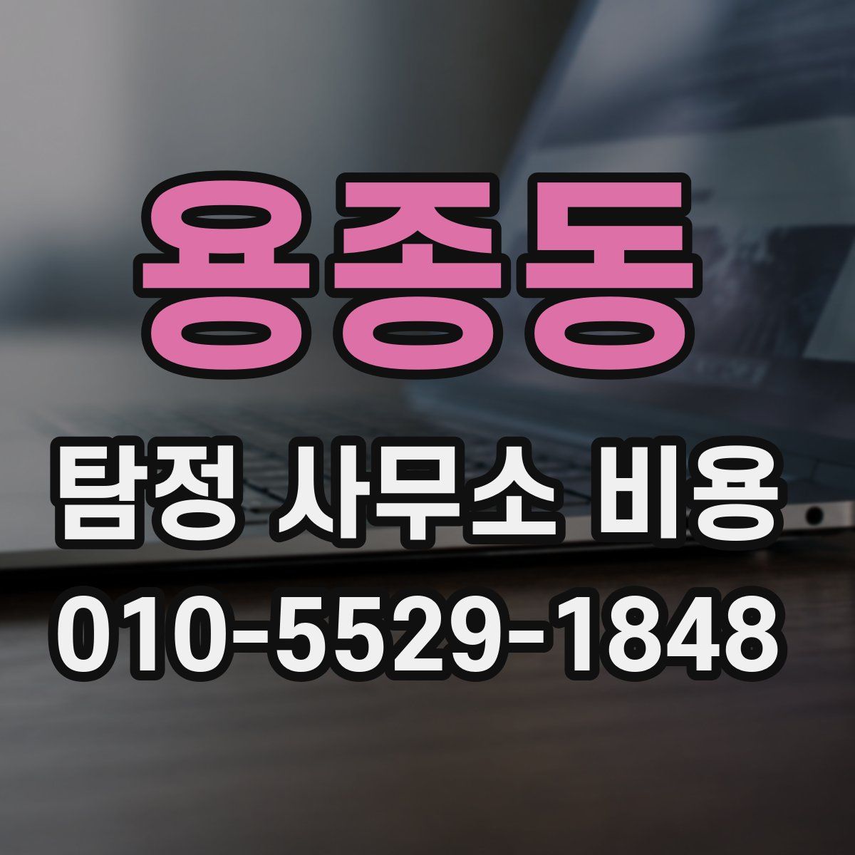 용종동 탐정 사무소 비용
