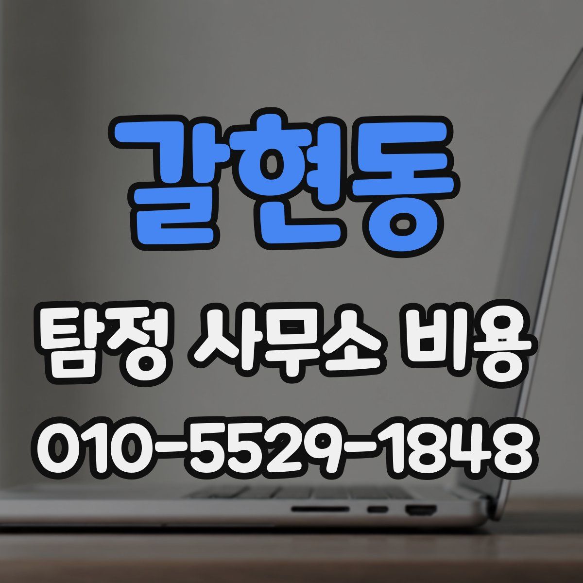 갈현동 탐정 사무소 비용