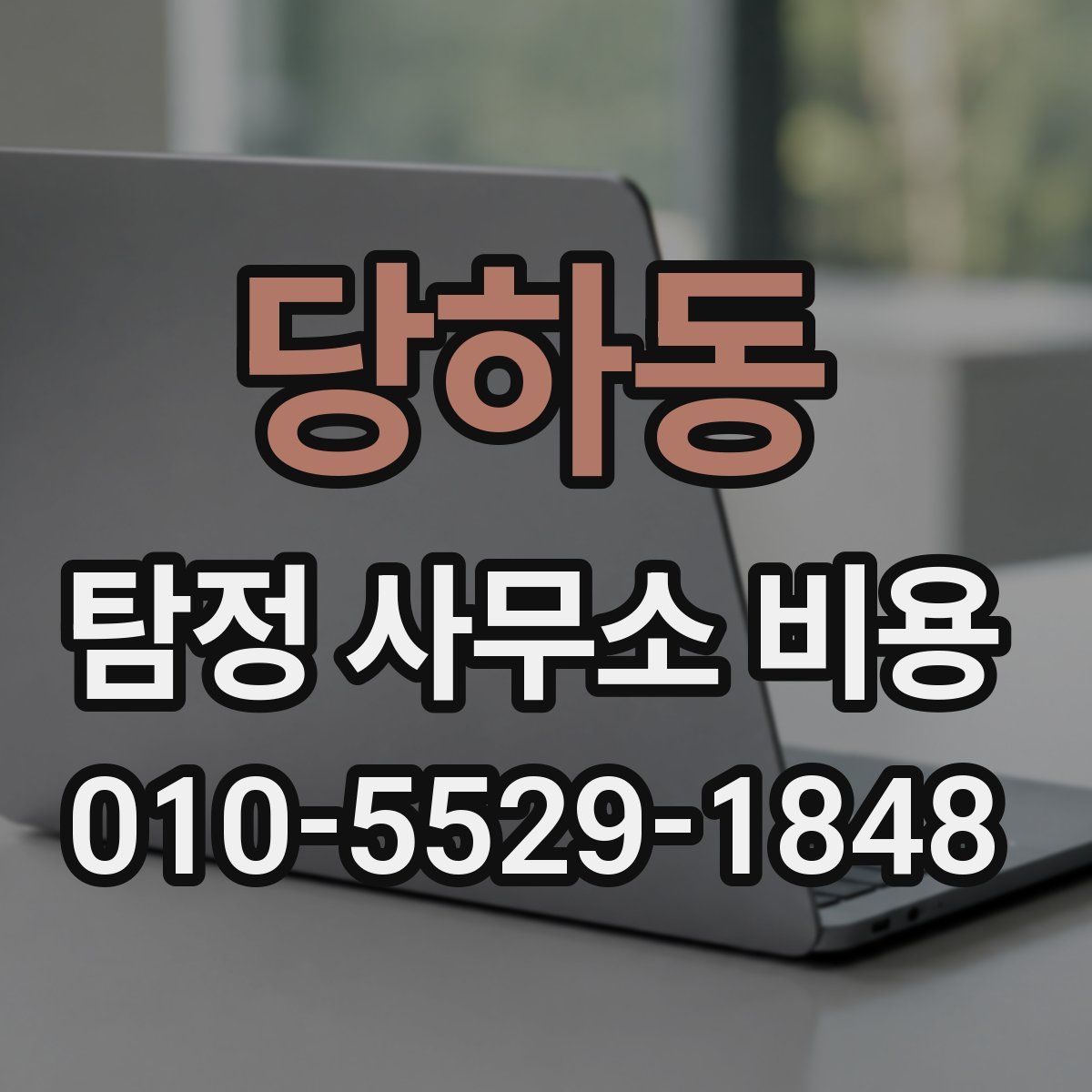 당하동 탐정 사무소 비용