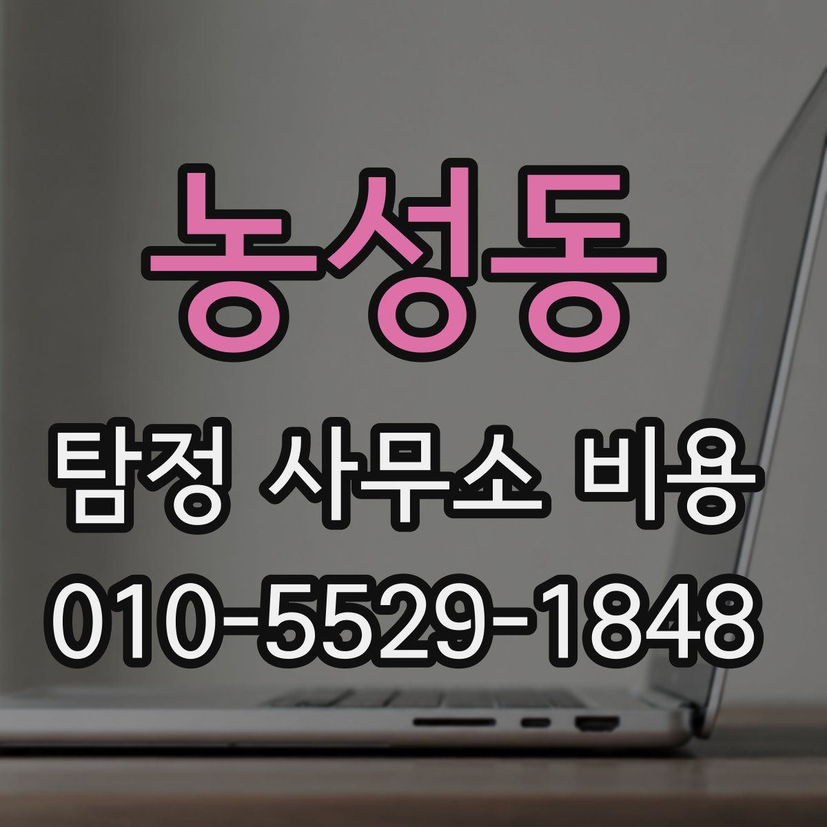 농성동 탐정 사무소 비용