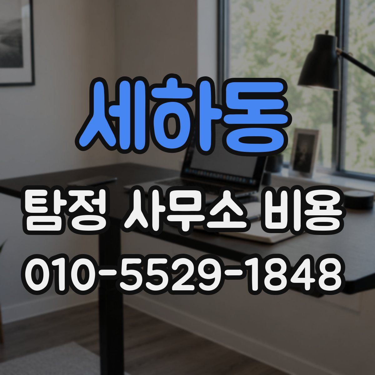 세하동 탐정 사무소 비용