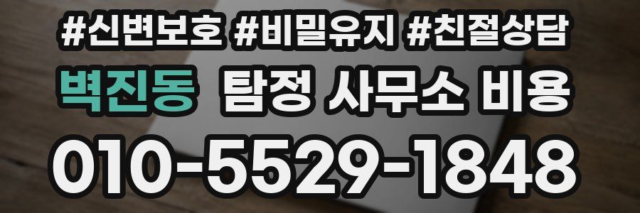 벽진동 탐정 사무소 비용