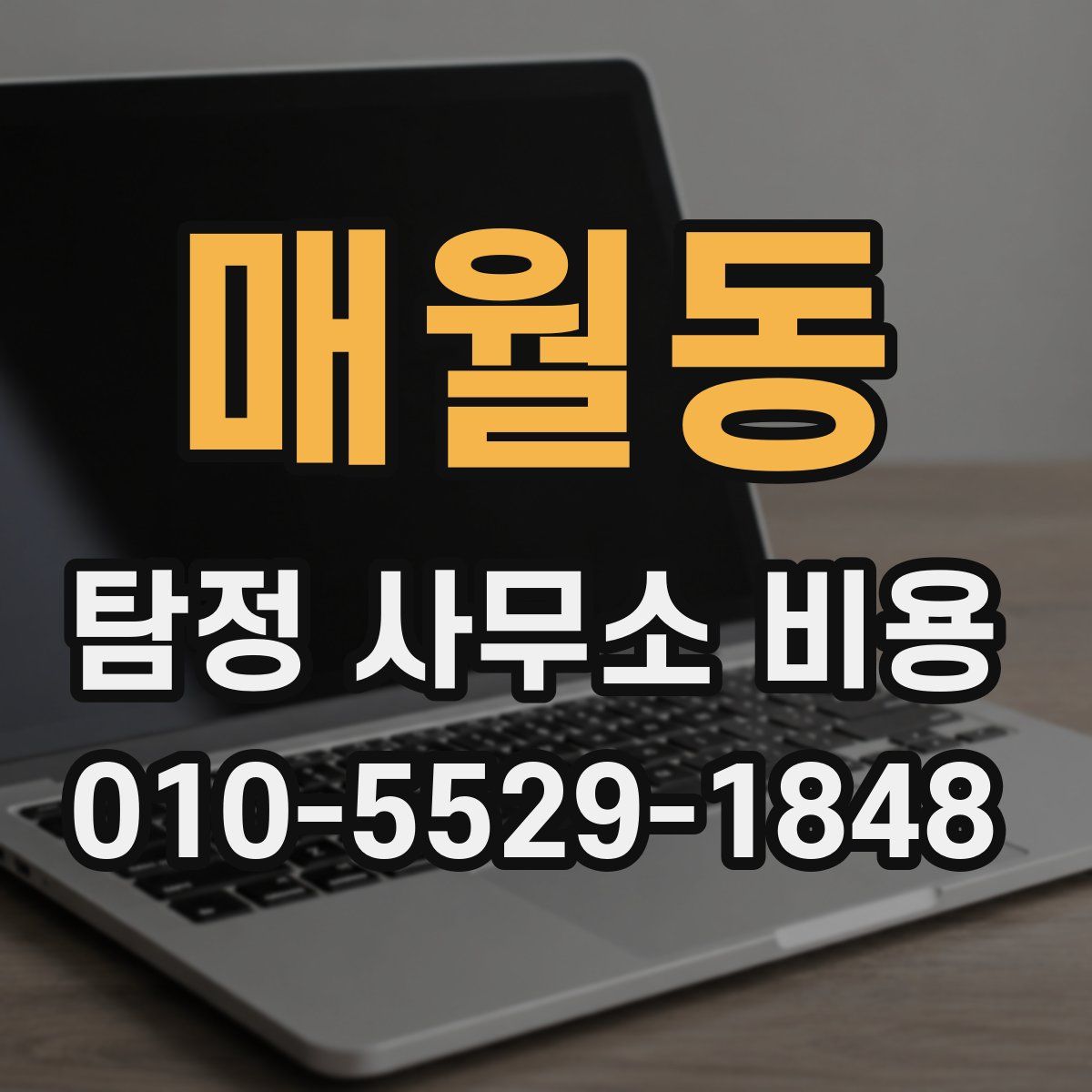 매월동 탐정 사무소 비용