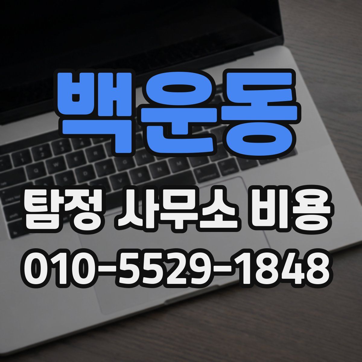 백운동 탐정 사무소 비용
