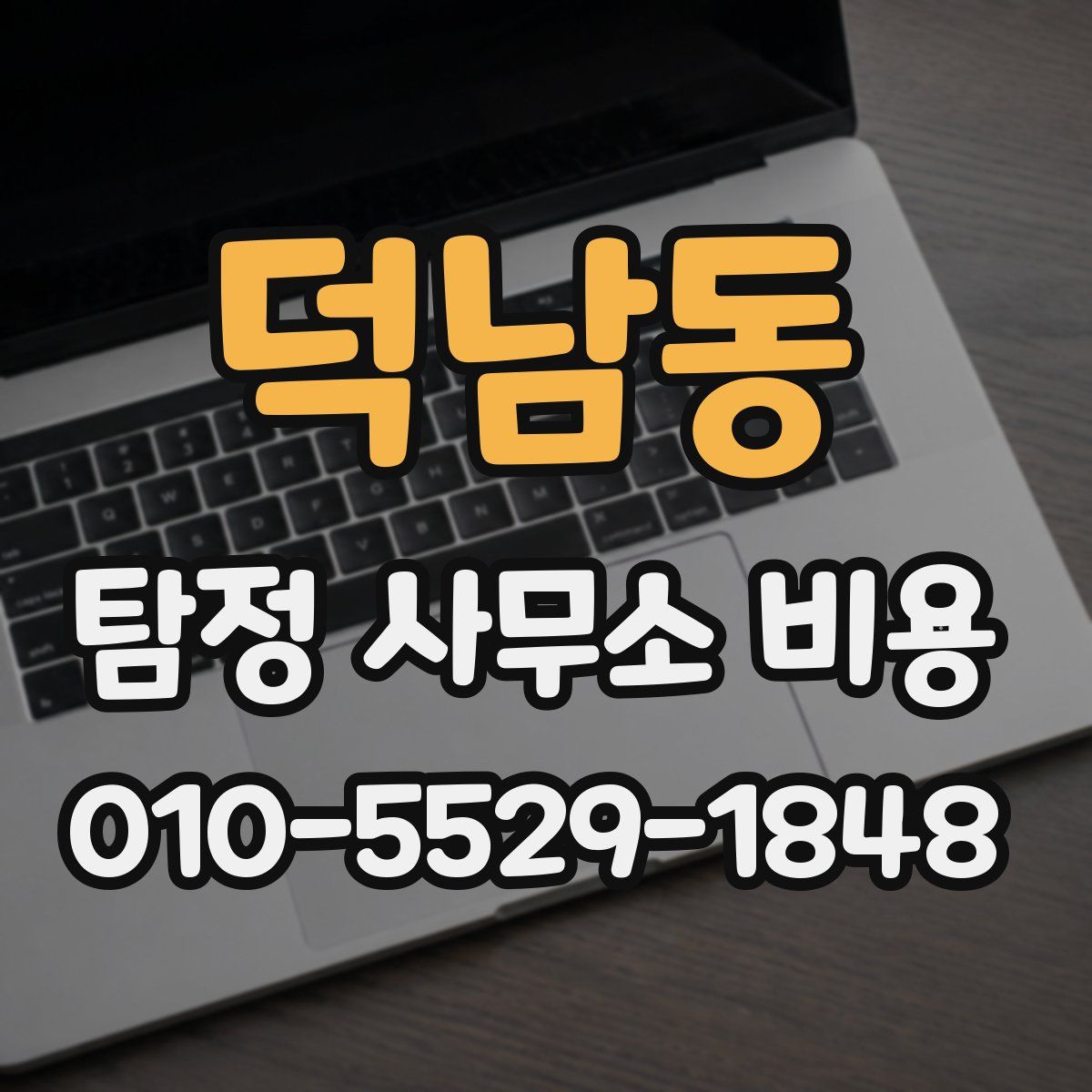 덕남동 탐정 사무소 비용