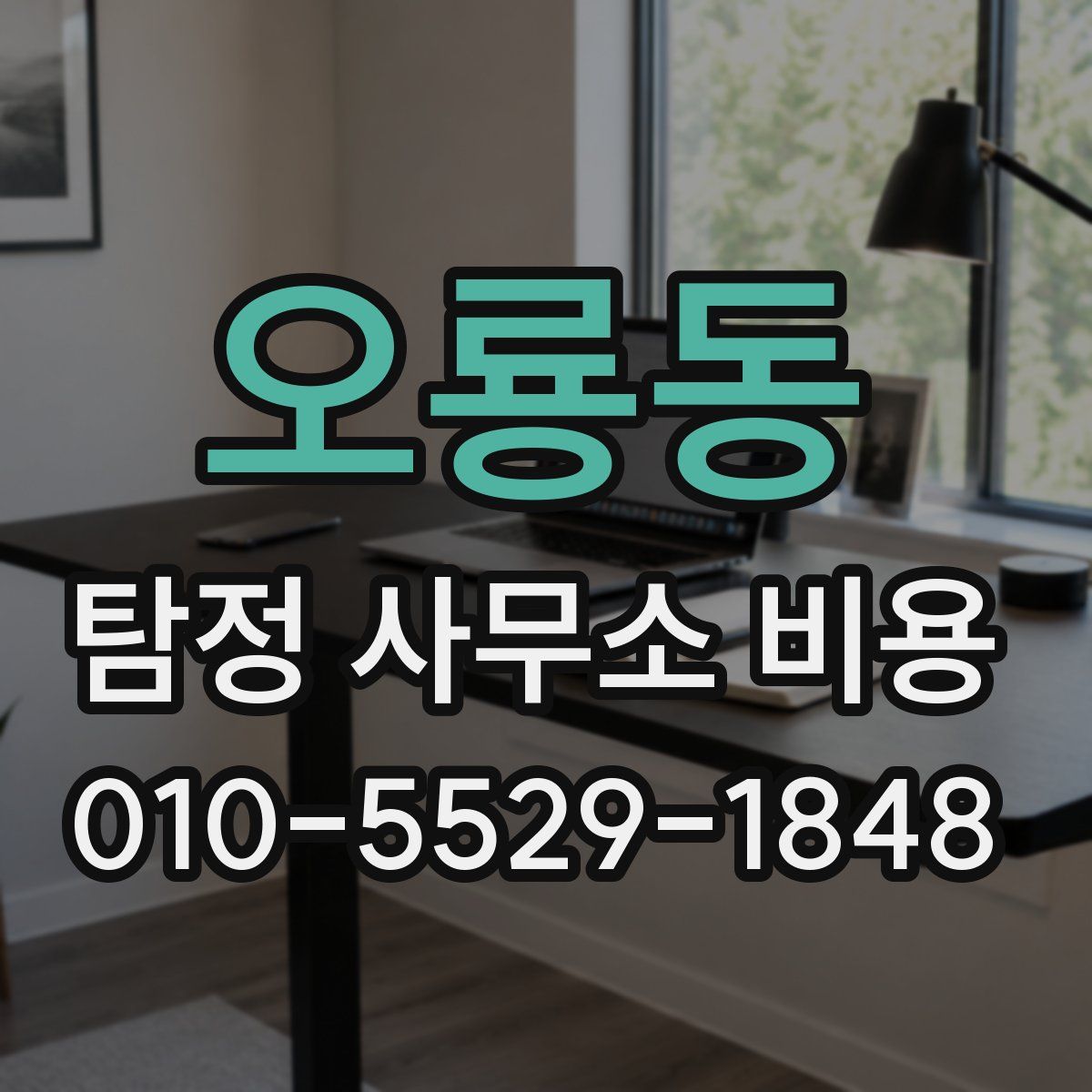 오룡동 탐정 사무소 비용
