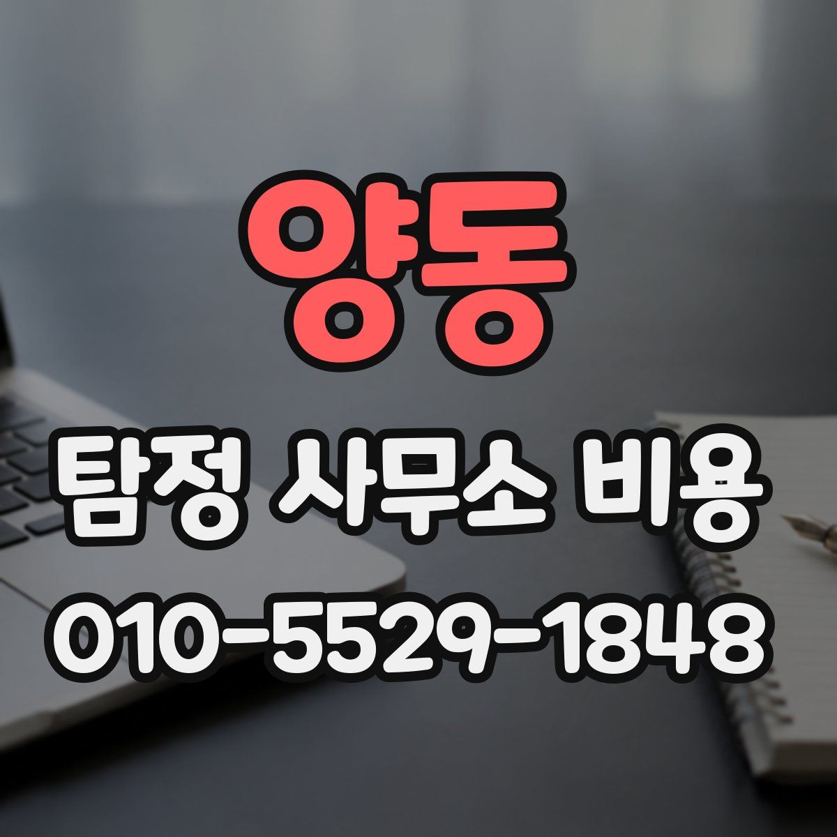 양동 탐정 사무소 비용