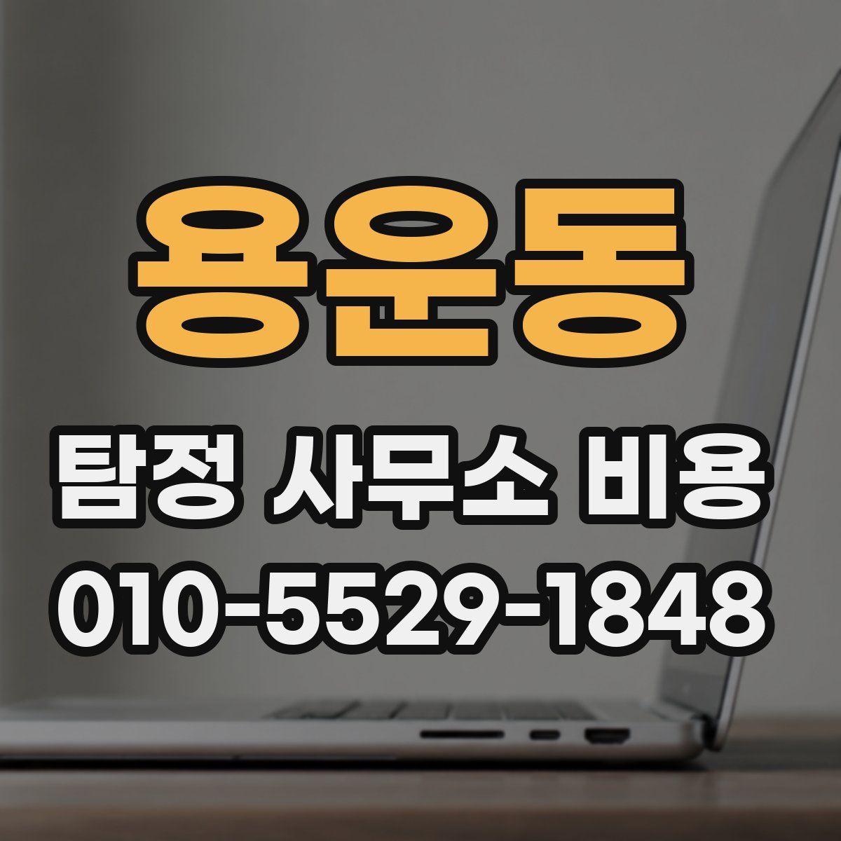 용운동 탐정 사무소 비용