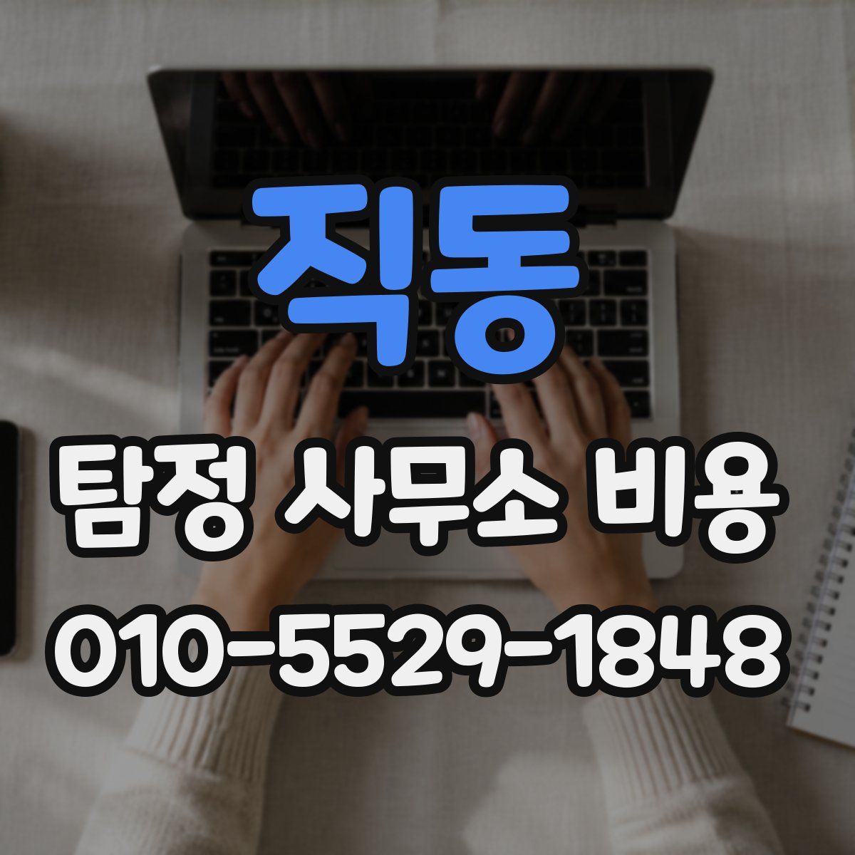 직동 탐정 사무소 비용