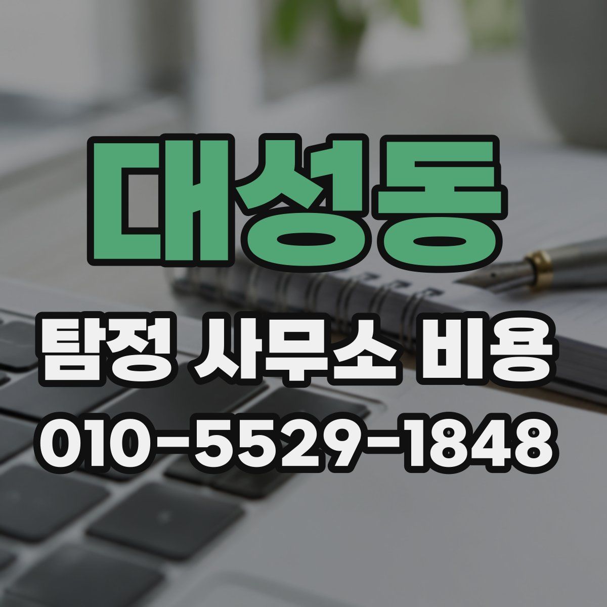 대성동 탐정 사무소 비용