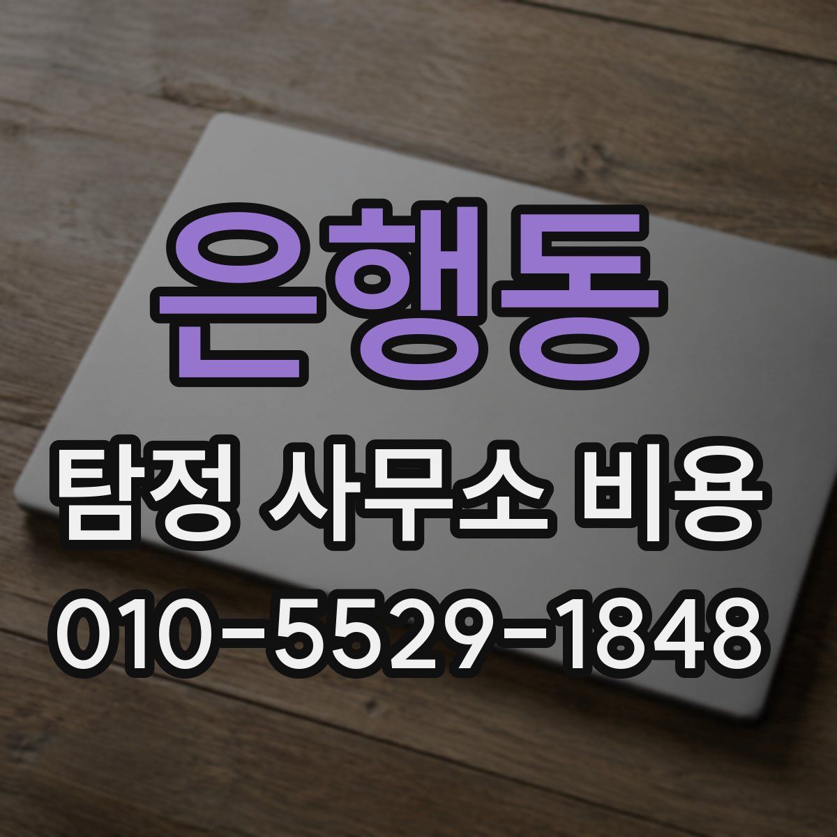 은행동 탐정 사무소 비용