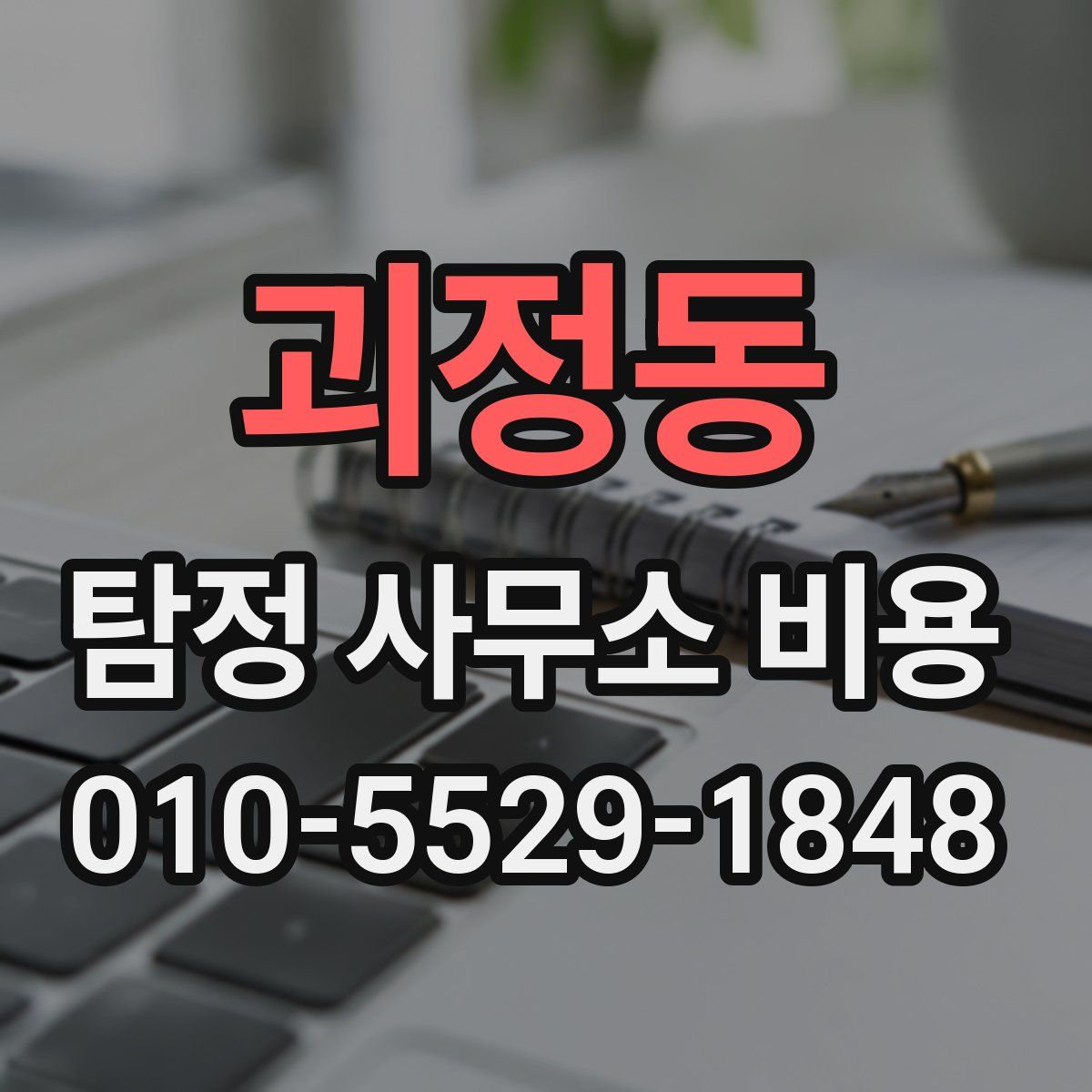 괴정동 탐정 사무소 비용