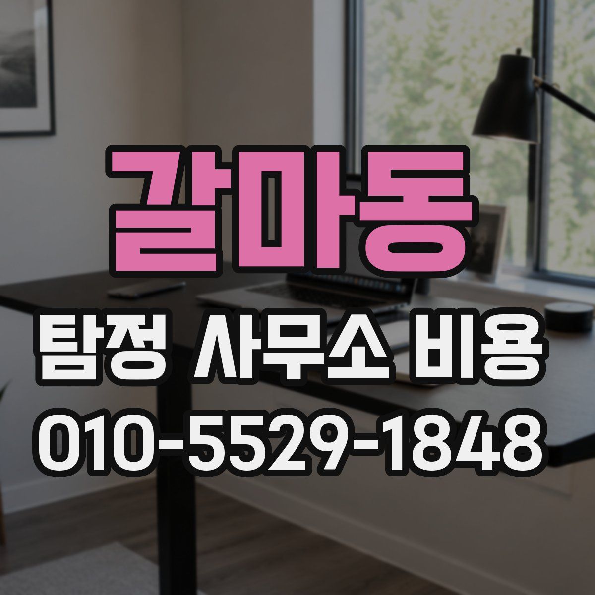 갈마동 탐정 사무소 비용