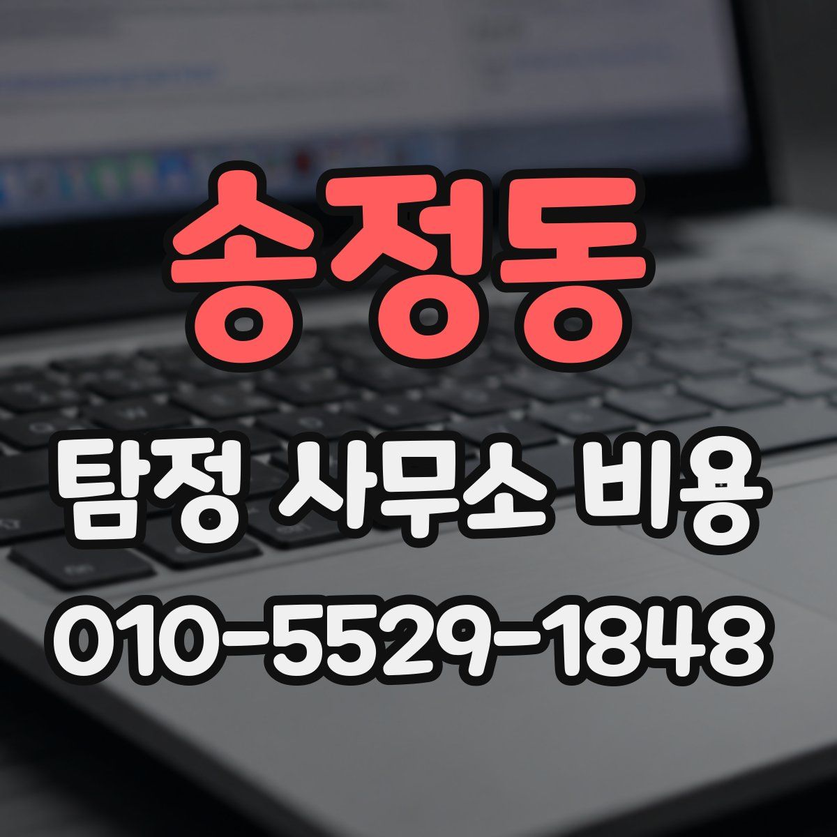 송정동 탐정 사무소 비용